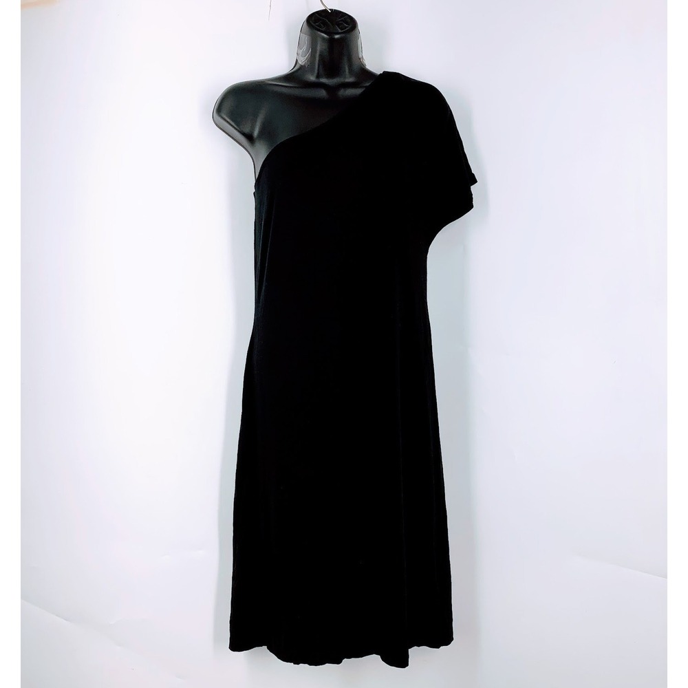 Tommy Bahama Women One Shoulder Asymmetrical Midi Dress Jersey Knit Party Size S